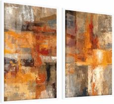Quadro Decorativo Abstrato Kit 2 A2 Quadro Decorativo Abstrato Kit 2 A2