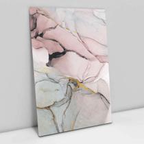 Quadro Decorativo Abstrato Mármore Lux em tela Canvas