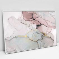 Quadro Decorativo Abstrato Mármore Prime Luxo em tela Canvas