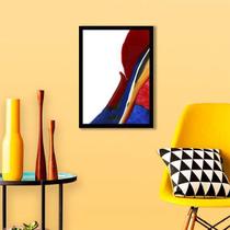 Quadro Decorativo Abstrato Multicolorido I 45x34cm