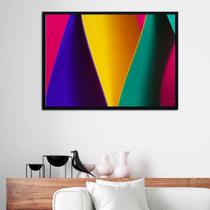 Quadro Decorativo Abstrato Multicolorido IV 45x34cm Quadro Decorativo Abstrato Multicolorido IV 45x34cm