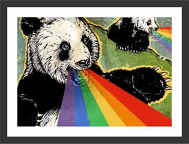 Quadro Decorativo Abstrato Panda Decorações Com Moldura Quadro Decorativo Abstrato Panda Decorações Com Moldura