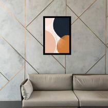 Quadro Decorativo Abstrato Tons Terrosos I 45x34cm