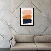 Quadro Decorativo Abstrato Tons Terrosos II 45x34cm