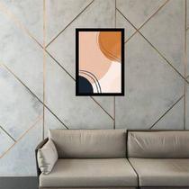 Quadro Decorativo Abstrato Tons Terrosos III 45x34cm