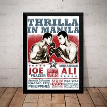 Quadro Decorativo Academias Boxe Luta Muhammad Ali Quadro Decorativo Academias Boxe Luta Muhammad Ali