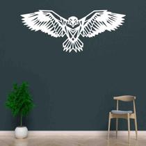 Quadro Decorativo Adorno Águia 3Mm Vazado - Mdf