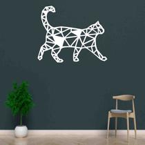 Quadro Decorativo Adorno Gato 3mm Vazado - Mdf