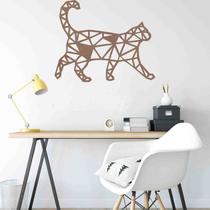 Quadro Decorativo Adorno Gato 3mm Vazado - Mdf