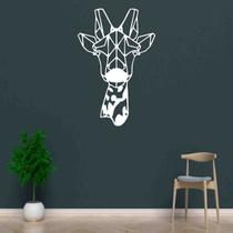 Quadro Decorativo Adorno Girafa 3mm Vazado - Mdf