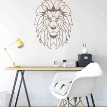 Quadro Decorativo Adorno Leão 3Mm Vado - Mdf Quadro Decorativo Adorno Leão 3Mm Vado - Mdf
