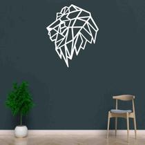 Quadro Decorativo Adorno Leão Iii 3Mm Vazado - Mdf