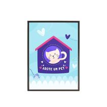 Quadro Decorativo Adote Um Pet 20X30Cm