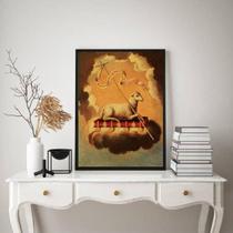 Quadro Decorativo Agnus Dei 45X34Cm - Com Vidro