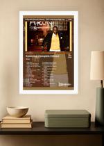 Quadro Decorativo Akon Konvicted (Colored) Com Vidro Branca Tamanho:21cm x 30cm (A4)