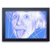 Quadro Decorativo Albert Einstein 04 MDF 30x45cm
