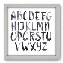 Quadro Decorativo - Alfabeto - 33cm x 33cm - 052qndbb
