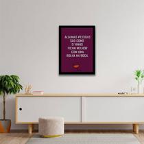 Quadro Decorativo Algumas Pessoas São Como o Vinho 45x34cm Quadro Decorativo Algumas Pessoas São Como o Vinho 45x34cm