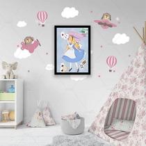 Quadro Decorativo Alice No País Das Maravilhas