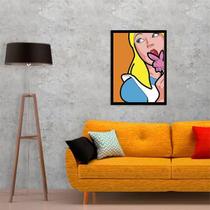 Quadro Decorativo Alice Sexy 45x34cm Quadro Decorativo Alice Sexy 45x34cm