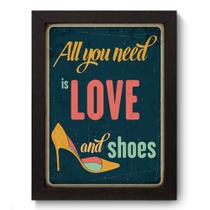 Quadro Decorativo - All You Need - 19cm x 25cm - 141qdrp Quadro Decorativo - All You Need - 19cm x 25cm - 141qdrp