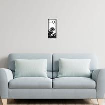 Quadro decorativo alto relevo personalizado 32x13cm