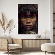 Quadro Decorativo Ambiente India Tribo Tecido Canvas Quadro Decorativo Ambiente India Tribo Tecido Canvas