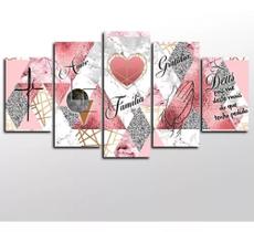 Quadro Decorativo Amor Familia Gratidão Fé Religioso U2 Quadro Decorativo Amor Familia Gratidão Fé Religioso U2