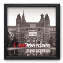 Quadro Decorativo - Amsterdam - 33cm x 33cm - 013qdmp Quadro Decorativo - Amsterdam - 33cm x 33cm - 013qdmp