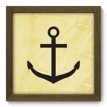 Quadro Decorativo - Âncora - 22cm x 22cm - 009qdkm