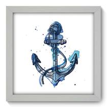 Quadro Decorativo - Ancora - 22cm x 22cm - 029qdkb
