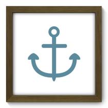 Quadro Decorativo - Ancora - 22cm x 22cm - 056qdbm