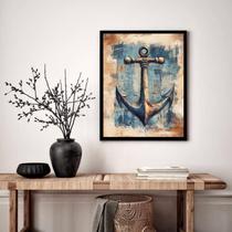 Quadro Decorativo Âncora Vintage - 70x50cm Quadro Decorativo Âncora Vintage - 70x50cm