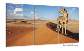 Quadro Decorativo Animais Deserto 120x60