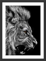 Quadro Decorativo Animais Leão Salas Quartos Decorações Com Moldura Quadro Decorativo Animais Leão Salas Quartos Decorações Com Moldura