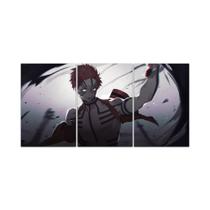 Quadro Decorativo Anime Demon Slayer 120x60cm 3 Quadro Decorativo Anime Demon Slayer 120x60cm 3
