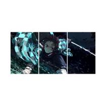 Quadro Decorativo Anime Demon Slayer 120x60cm 9 Quadro Decorativo Anime Demon Slayer 120x60cm 9