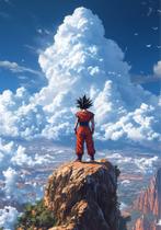 Quadro Decorativo Anime Dragon Ball 20x28 Placa MDF Decoração Quarto Sala
