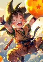 Quadro Decorativo Anime Dragon Ball 20x28 Placa MDF Decoração Quarto Sala
