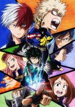 Quadro Decorativo Anime My Hero Academia 20x28 Placa MDF Decoração Quarto Sala