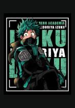 Quadro Decorativo Anime My Hero Academia 20x28 Placa MDF Decoração Quarto Sala