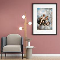 Quadro Decorativo Anjinhos Querubins - 60x48cm