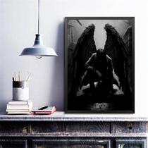 Quadro Decorativo Anjo Negro 45X34Cm