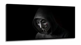 Quadro Decorativo - Anonymous - em Tecido Canvas