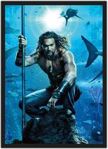 Quadro Decorativo Aquaman Cinema Decorações Com Moldura Quadro Decorativo Aquaman Cinema Decorações Com Moldura