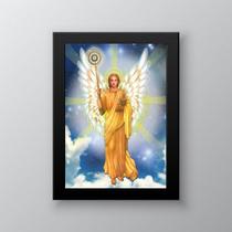 Quadro Decorativo Arcanjo Jofiel 33x24cm - com vidro