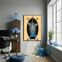 Quadro Decorativo Arcanjo Miguel Arte Digital - 70x50cm