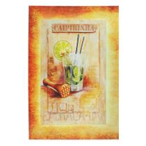Quadro Decorativo Área de Lazer Caipirinha 30x20 Mdf Adesivado Quadro Decorativo Área de Lazer Caipirinha 30x20 Mdf Adesivado