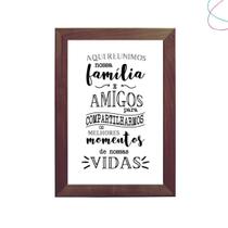 Quadro Decorativo Área Gourmet Aqui Reunimos Nossa Família Quadro Decorativo Área Gourmet Aqui Reunimos Nossa Família