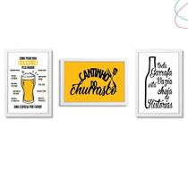 quadro decorativo área gourmet churrasco cerveja chope quadro decorativo área gourmet churrasco cerveja chope